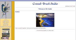 Desktop Screenshot of crossedbrushstudio.com